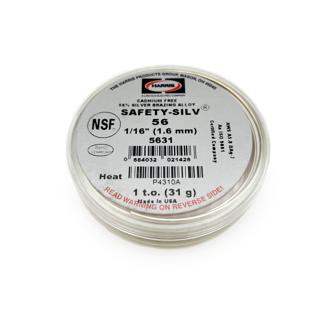 Harris 56% Silver Brazing Alloy - 1 oz