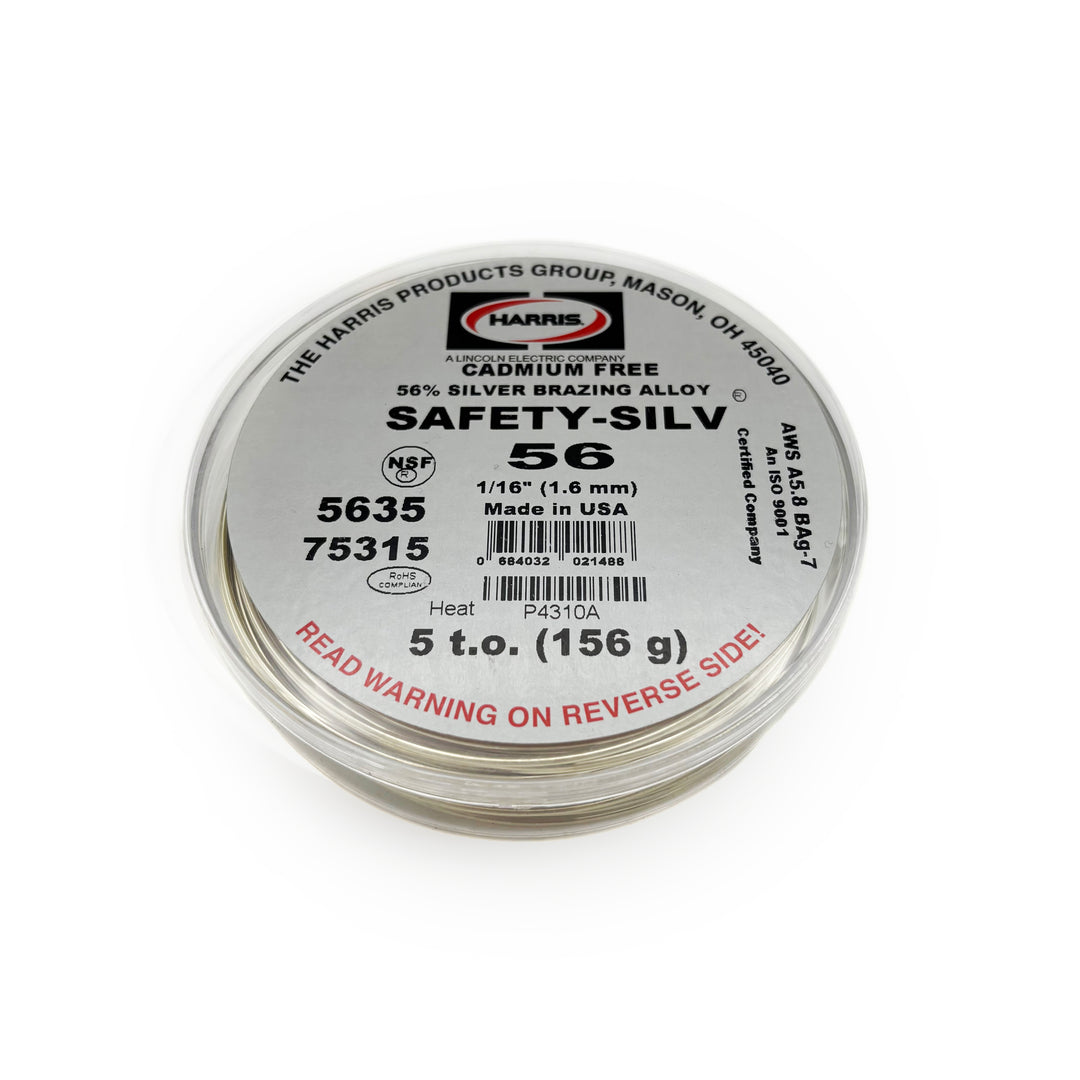 Harris 56% Silver Brazing Alloy - 5oz