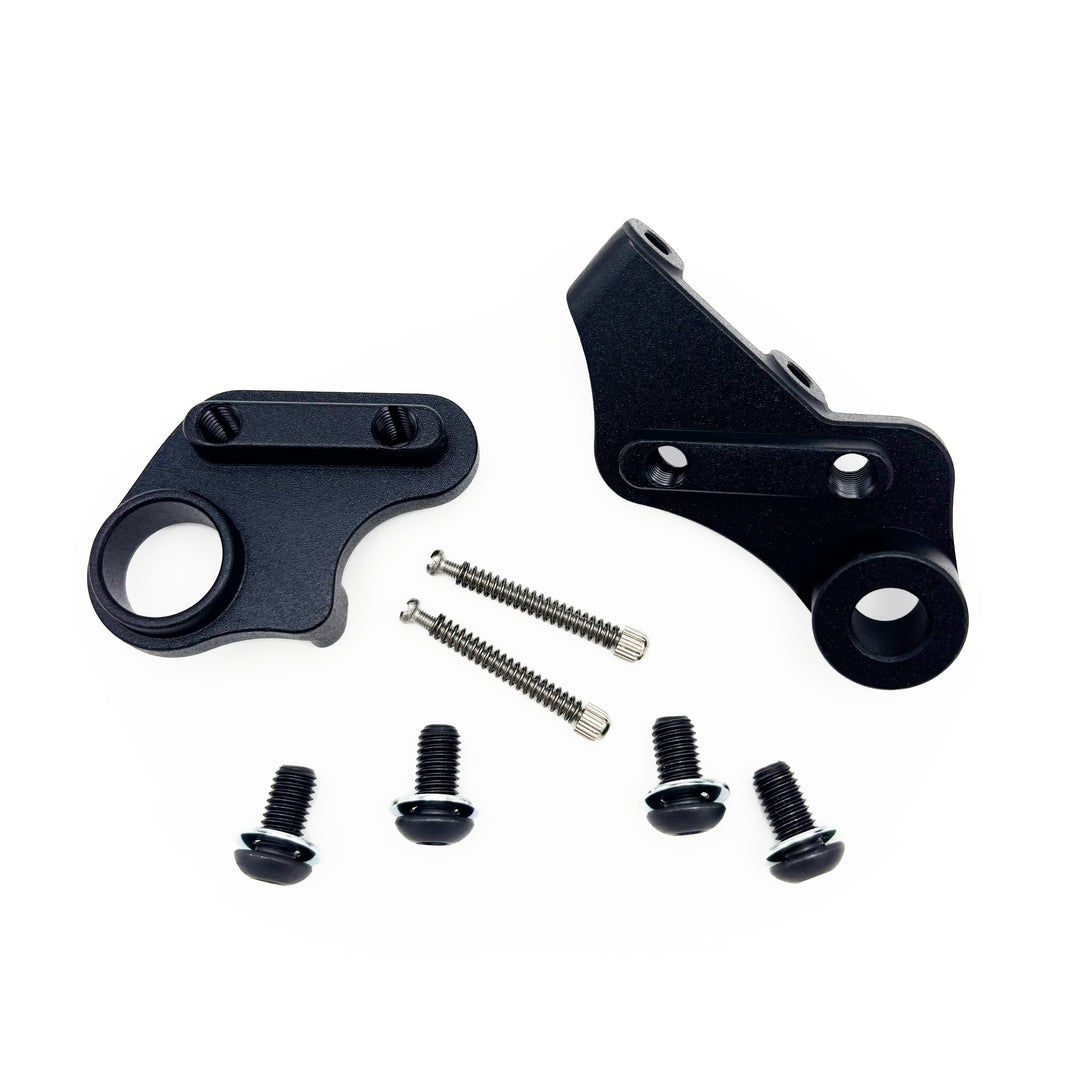 Slider dropouts - UDH thru-axle with flat mount tab with or without steel sliders