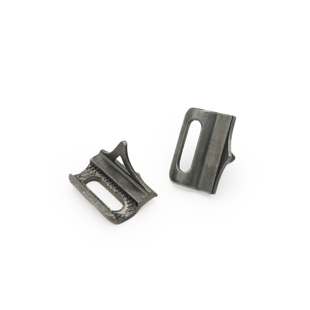 Braze-on front derailleur boss - Stainless steel