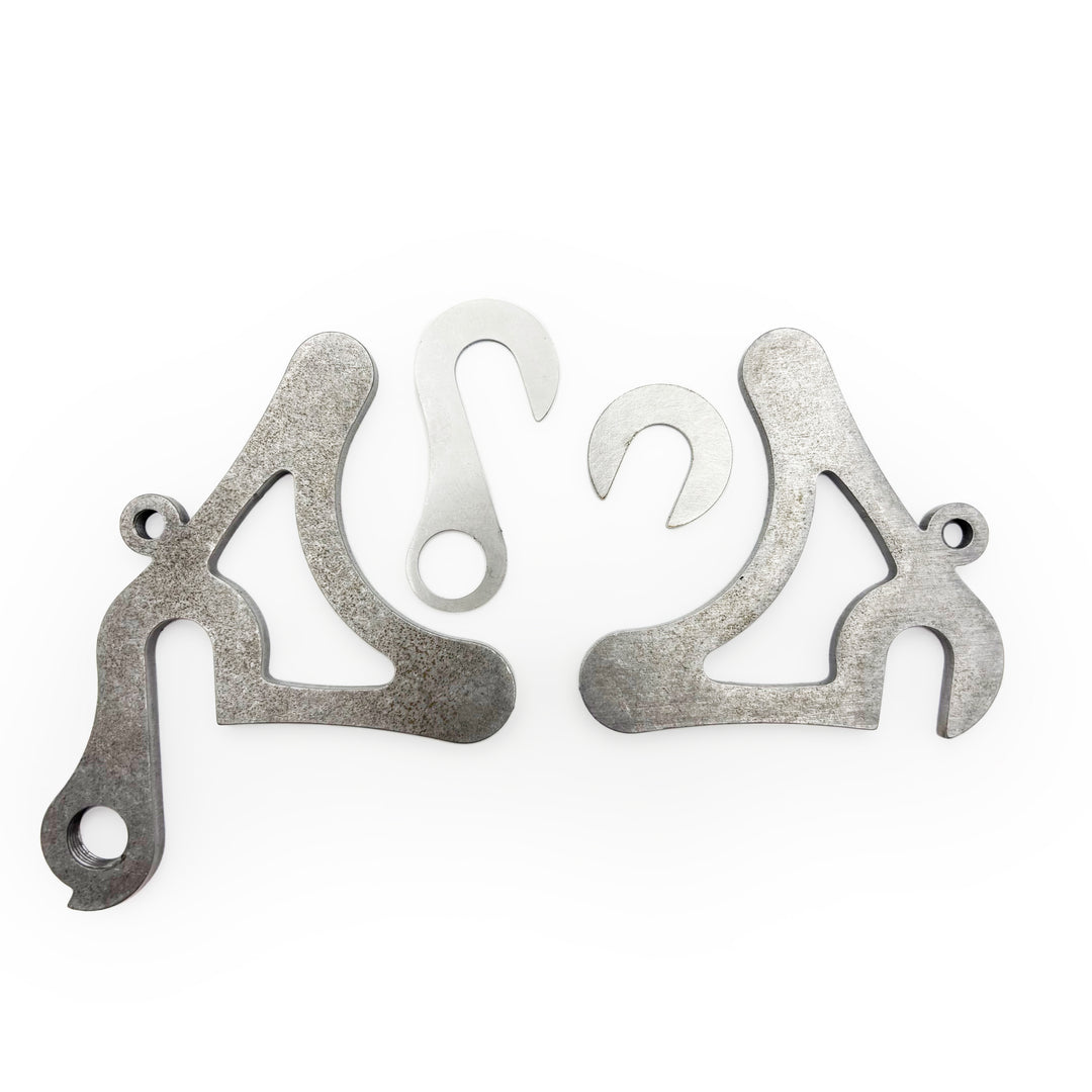 Rear vertical dropouts by Ira Ryan - tab style - 1 eyelet w/stainless faces