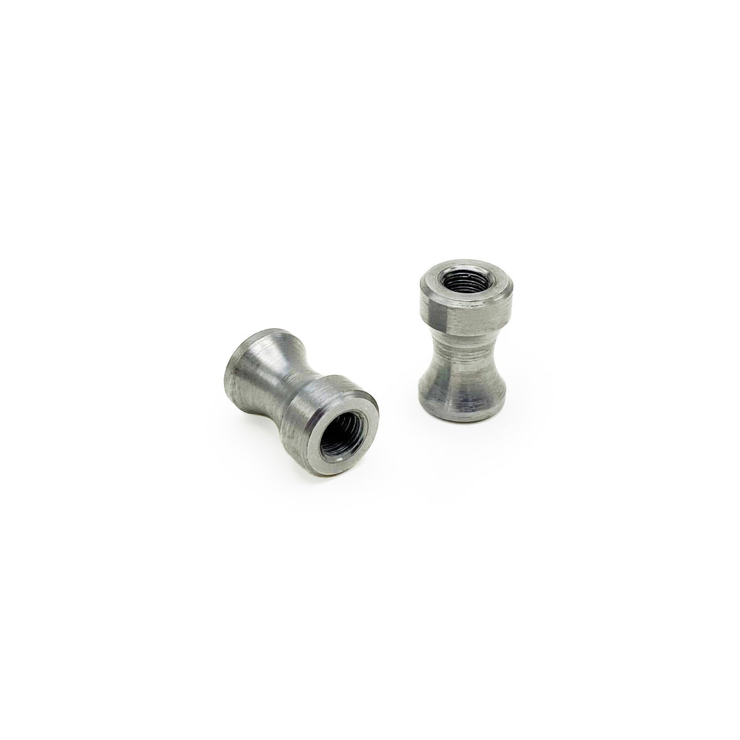 Offset rack bosses for M5 bolts - Made in USA - Steel - 10 & 100-packs