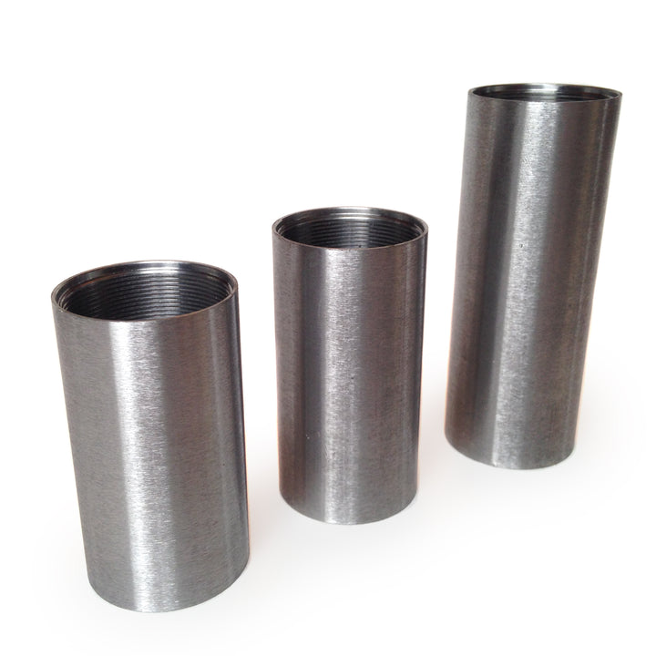 Steel bottom bracket shells - ISO threaded - 69mm, 74mm, 101mm