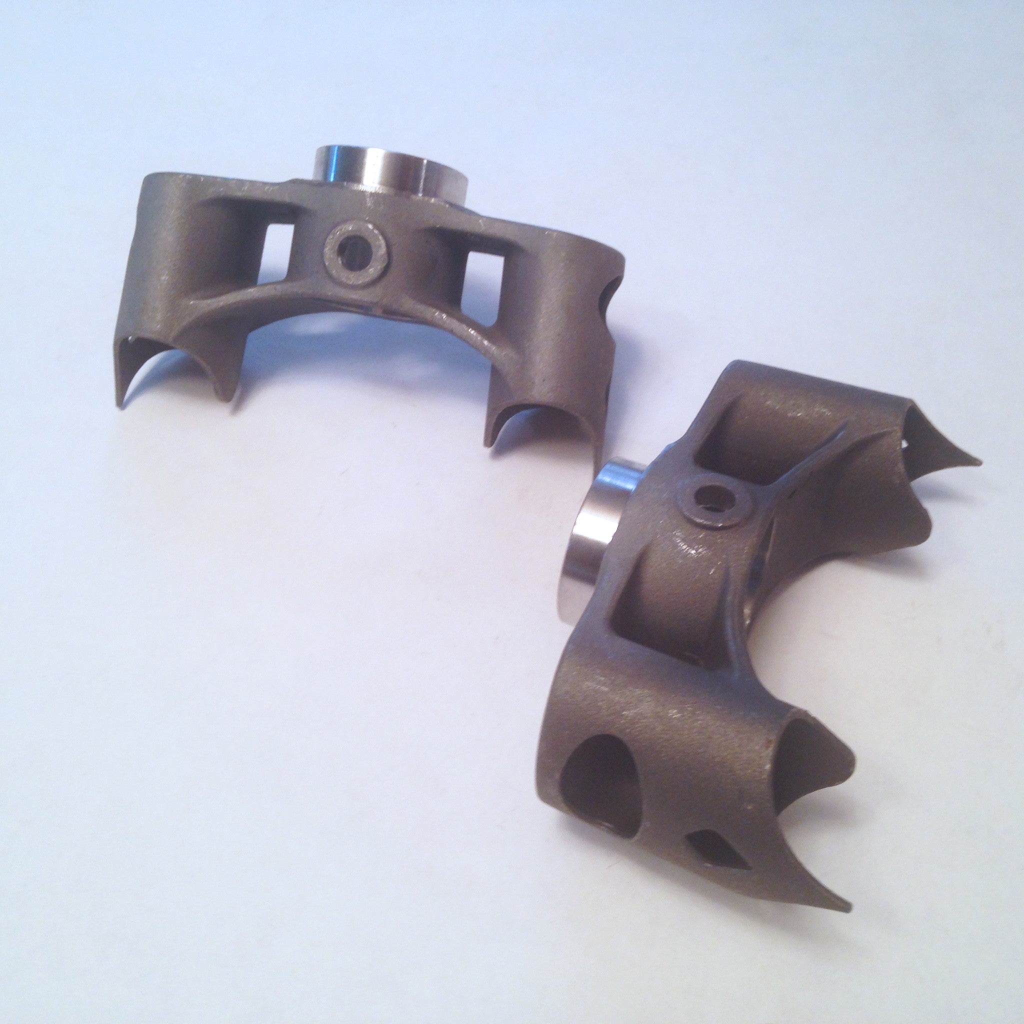 Bicycle fork crown 1" 50mm inside width biplane design Framebuilder