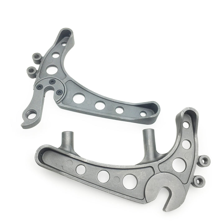 Rear dropout w/ integrated post-mount disc tab & eyelets - CS/SS = 72°