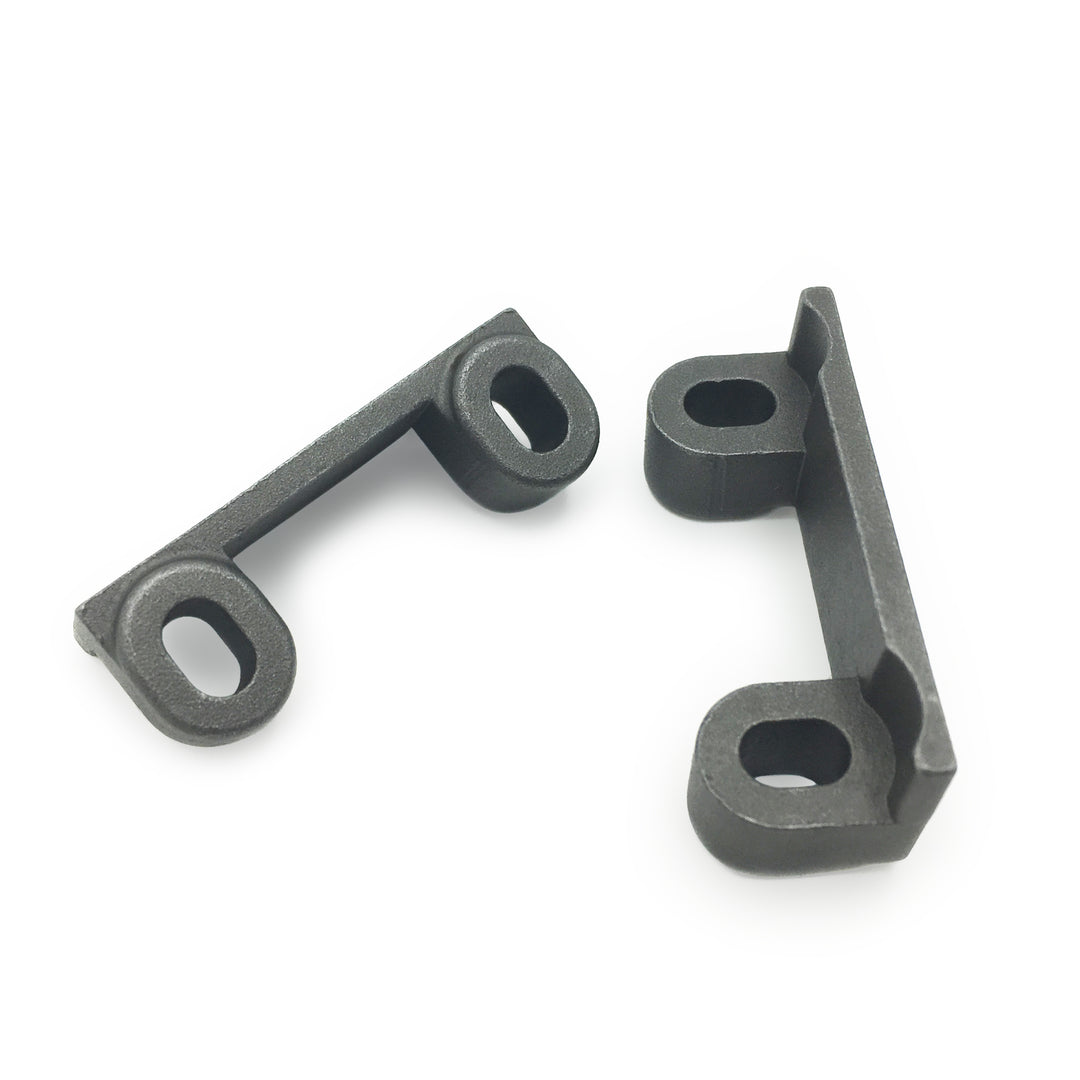 Flat-mount disc brake tab with flat attachment point - cast