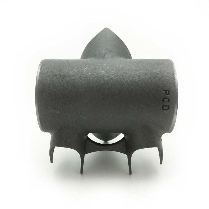 Pacenti lugged BB shell for oversized 1" or 1-1/8" frame - 28.6 ST, 31.8 DT, 30x17 oval chainstays