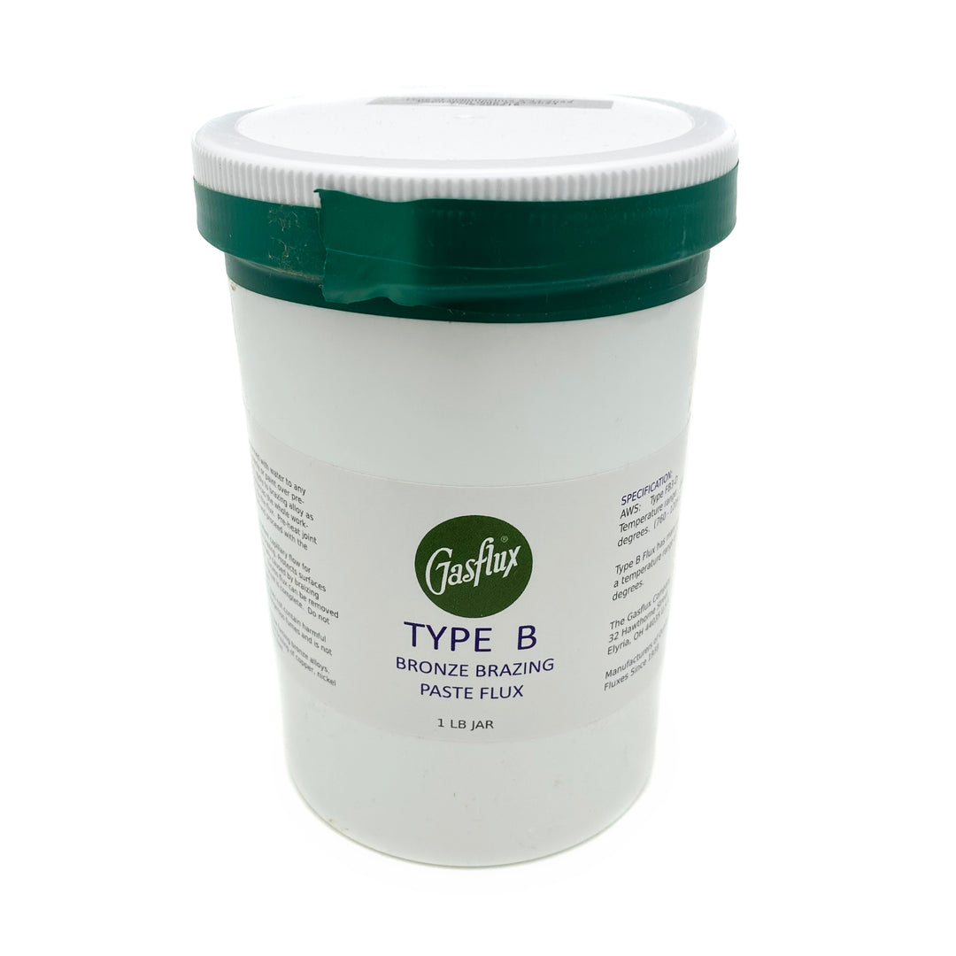 Gasflux Type "B" Bronze Paste Flux - 1lb jar