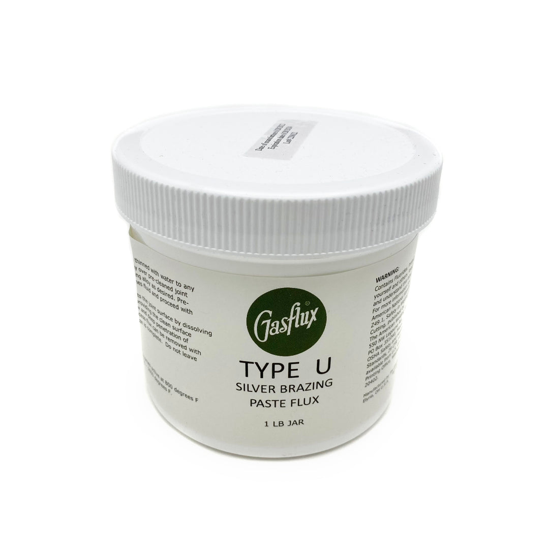 Gasflux Type "U" Silver Paste Flux - 1lb jar