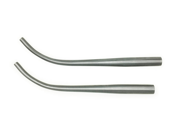 Pre-raked fork blades - 28x19 oval - 1mm wall - length = 420