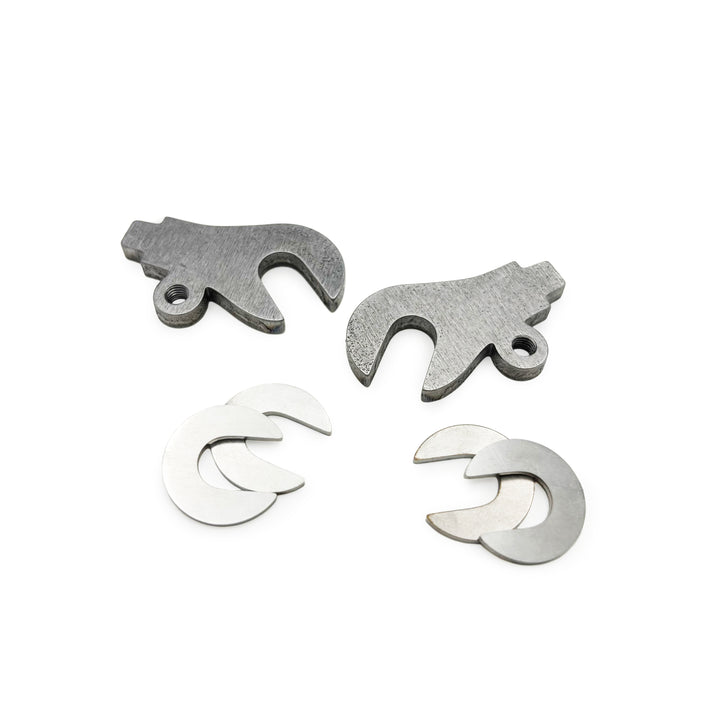 US-made front dropouts by Ira Ryan - tab style - 1 eyelet w/stainless faces
