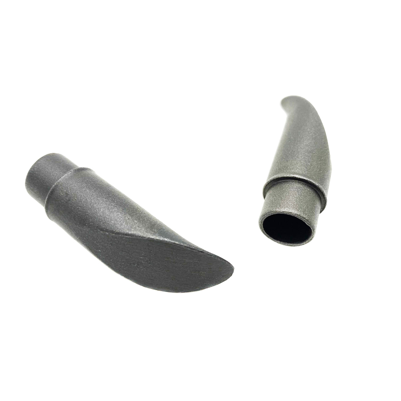 Seat stay tips for 12mm interior diameter tubes, curved - pair