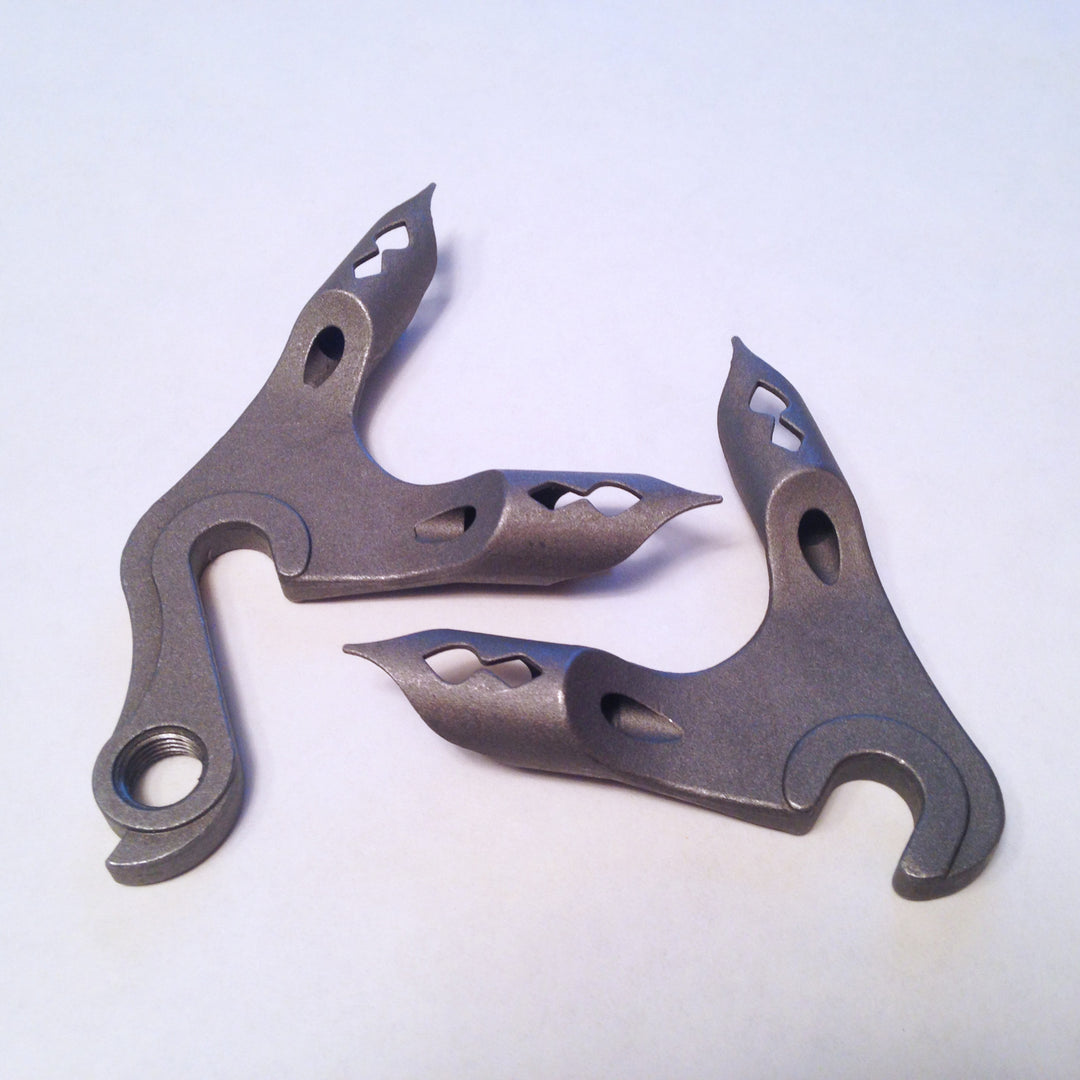 Rear vertical dropout - lug style for 11mm seatstay and 12.5mm chainstay 65° seatstay/chainstay angle