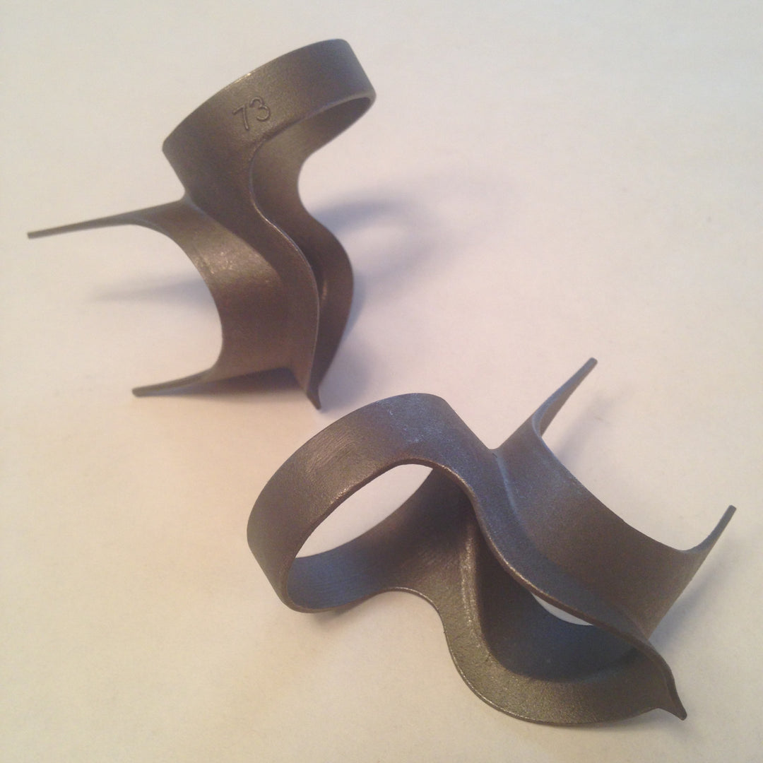 Top head lug for oversized 1" frame - 31.8mm headtube and 28.6mm top tube - 73 degrees for bicycle frame building