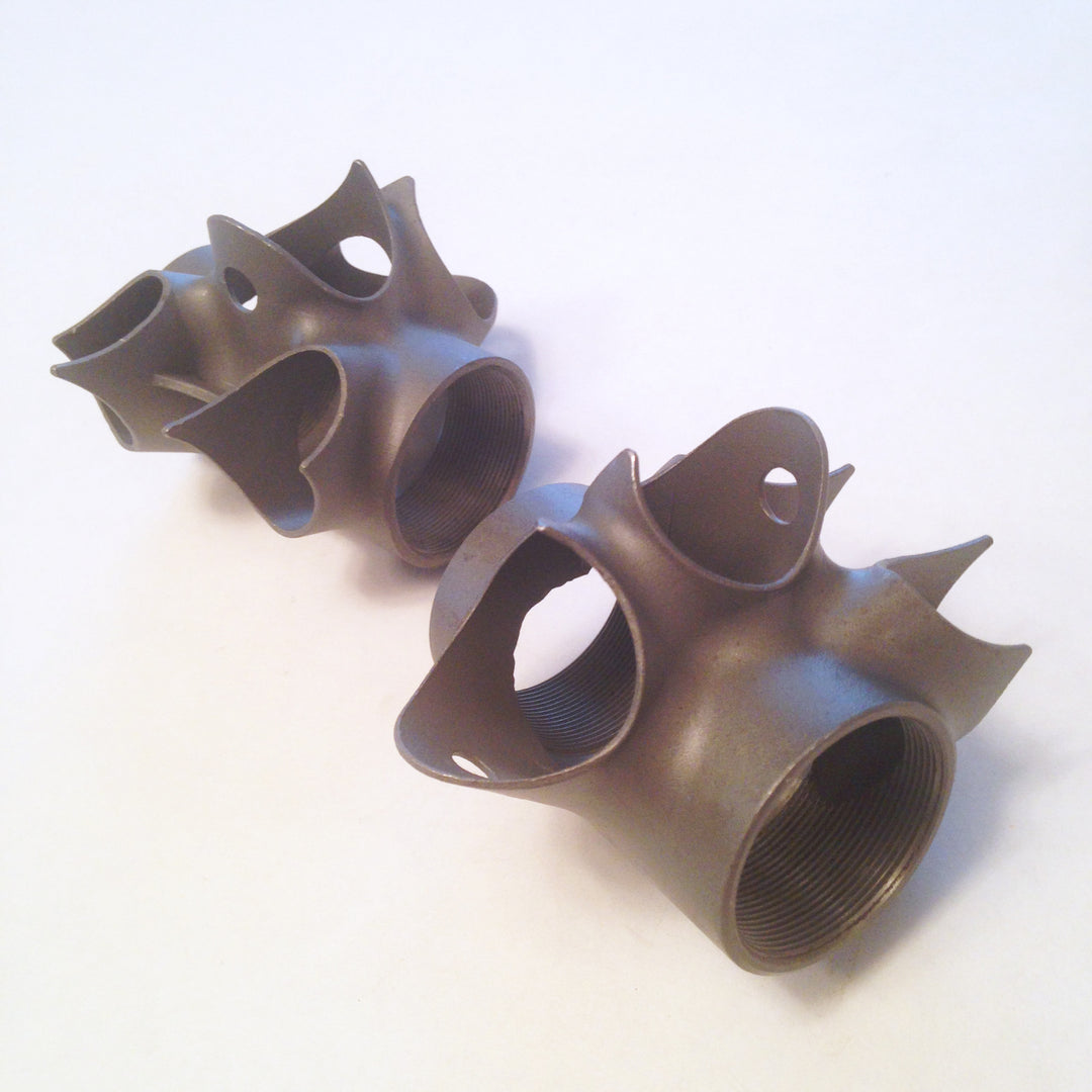 Lugged BB shell for oversized 1" or 1-1/8" frame