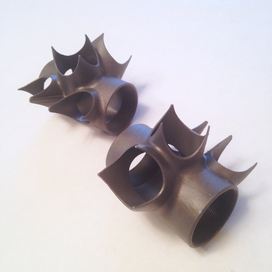Lugged BB shell for oversized 1" or 1-1/8" frame