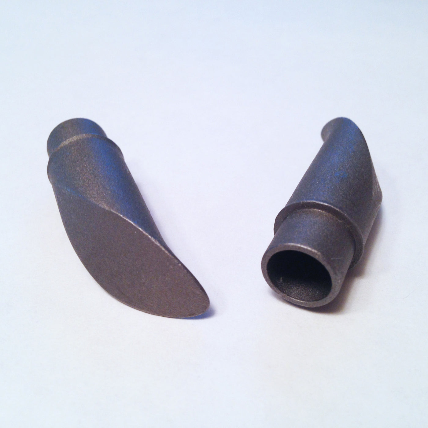 Seat stay tips for use with 12mm interior diameter tubes, curved